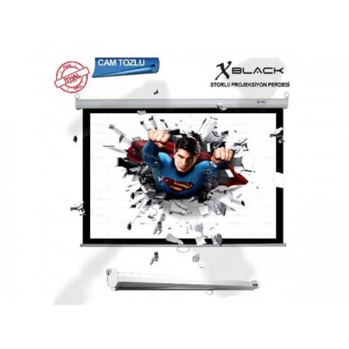 XBLACK XGS-180 Storlu Projeksiyon Perdesi (180x180cm)