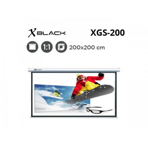 XBLACK XGS-200 Storlu Projeksiyon Perdesi (200x200cm) XBLACK XGS-200 Storlu Projeksiyon Perdesi (200x200cm)